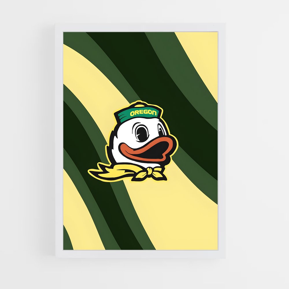 Poster Oregon ducks – affiche Basketball (vue 3)